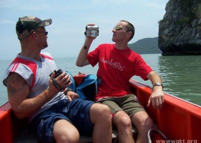 wakt boat trip to islands thailand
